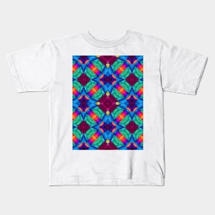 Crochet Color Explosion Kids T-Shirt